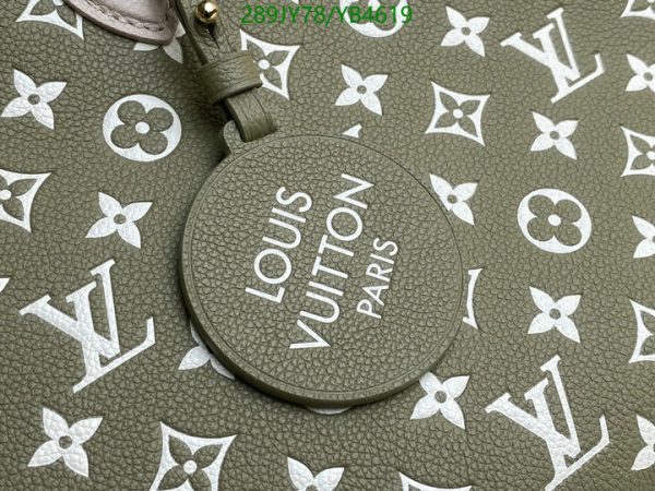 Louis Vuitton 1:1 Mirror Replica Spring in the City Khaki and Beige Empreinte OnTheGo MM YB46192231276