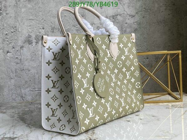 Louis Vuitton 1:1 Mirror Replica Spring in the City Khaki and Beige Empreinte OnTheGo MM YB46192231276