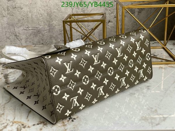 Louis Vuitton 1:1 Mirror Replica Spring in the City Khaki and Beige Empreinte OnTheGo YB44559654387