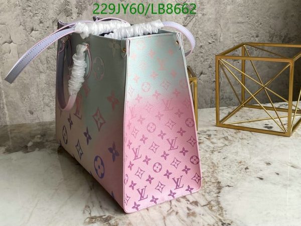 Louis Vuitton 1:1 Mirror Replica  Spring in the City Sunrise Monogram OnTheGo GM LB86621131256