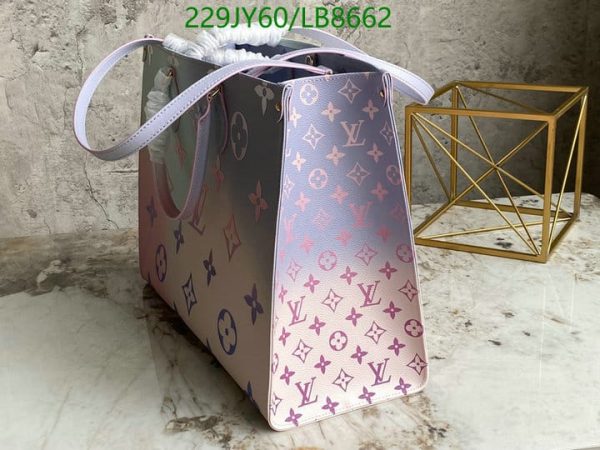 Louis Vuitton 1:1 Mirror Replica  Spring in the City Sunrise Monogram OnTheGo GM LB86621131256