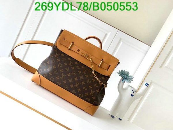 Louis Vuitton 1:1 Mirror Replica Steamer Bag Monogram Eclipse Canvas PM B050553312456