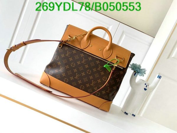 Louis Vuitton 1:1 Mirror Replica Steamer Bag Monogram Eclipse Canvas PM B050553312456