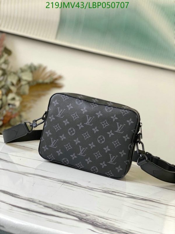 Louis Vuitton 1:1 Mirror Replica Steamer messenger Dark grey  LBP0507079675