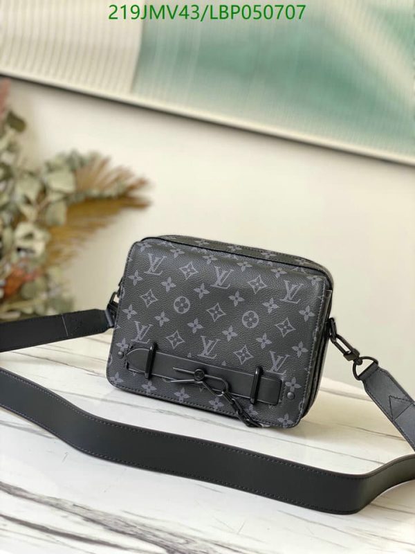 Louis Vuitton 1:1 Mirror Replica Steamer messenger Dark grey  LBP0507079675