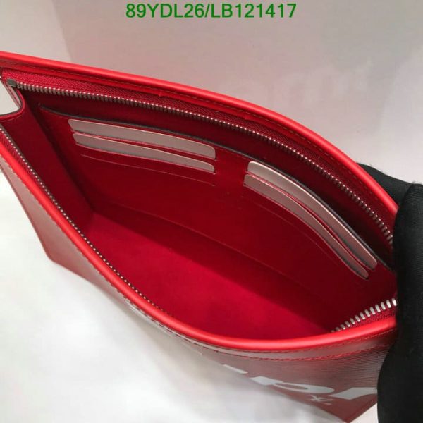 Louis Vuitton 1:1 Mirror Replica Supreme Red Epi Pochette Jour LB12141731245