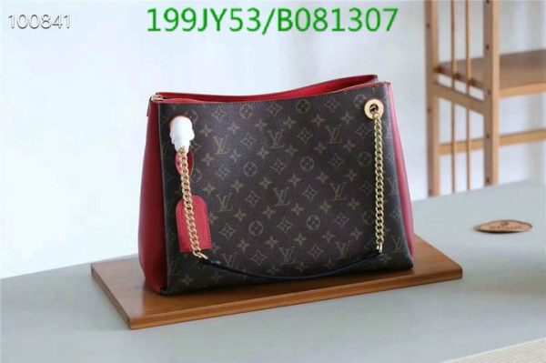 Louis Vuitton 1:1 Mirror Replica Surene Handbag Monogram Canvas with Leather B081107137654