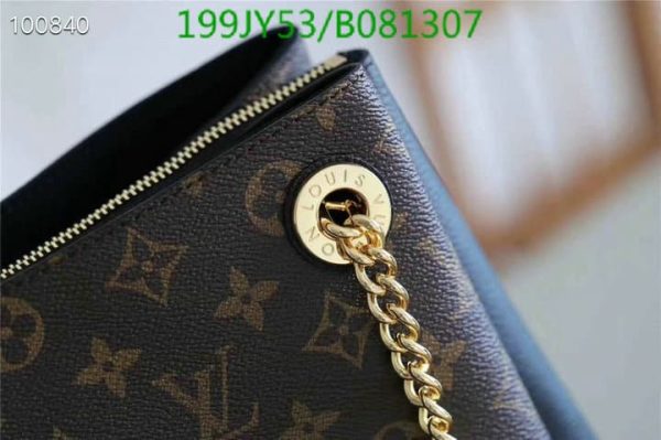 Louis Vuitton 1:1 Mirror Replica Surene Handbag Monogram Canvas with Leather B081107137654