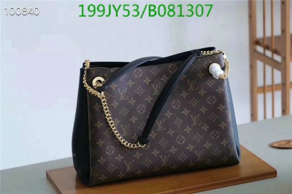 Louis Vuitton 1:1 Mirror Replica Surene Handbag Monogram Canvas with Leather B081107137654