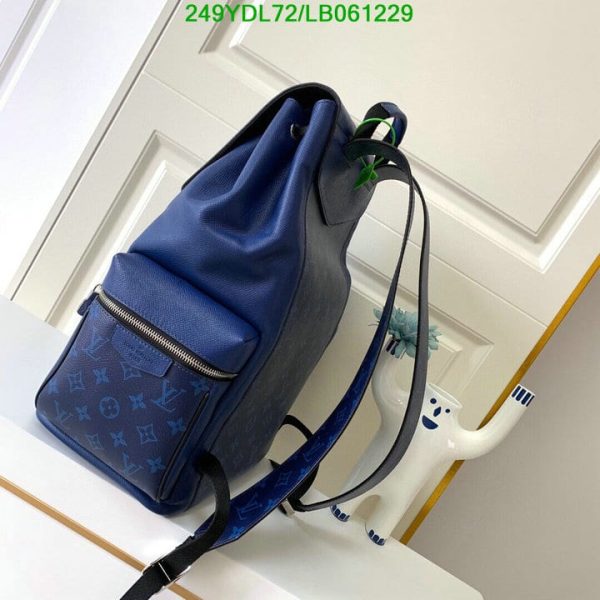 Louis Vuitton 1:1 Mirror Replica Taiga Monogram Eclipse Bagpack LB06122912589