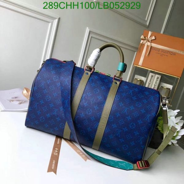 Louis Vuitton 1:1 Mirror Replica Taiga Outdoor Bandouliere Keepall Bag LB05292912589