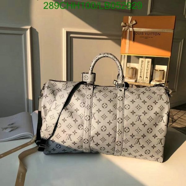 Louis Vuitton 1:1 Mirror Replica Taiga Outdoor Bandouliere Keepall Bag LB05292912589