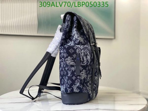 Louis Vuitton 1:1 Mirror Replica Tapestry Christopher PM Backpack LBP0503352368