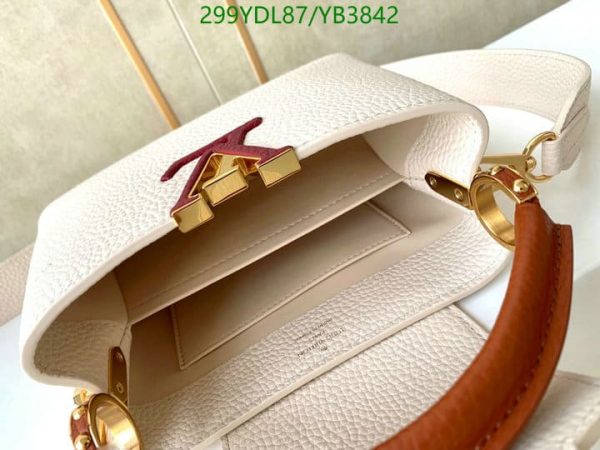 Louis Vuitton 1:1 Mirror Replica Taurillon Ayers Capucines Mini HandBag YB38421245896