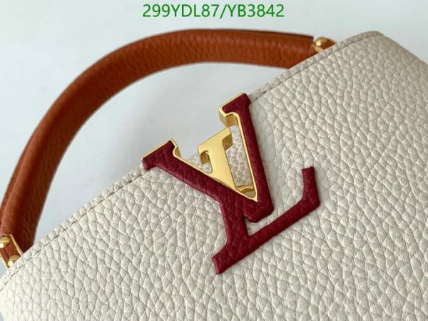 Louis Vuitton 1:1 Mirror Replica Taurillon Ayers Capucines Mini HandBag YB38421245896