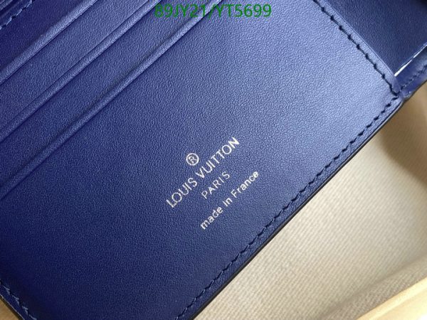 Louis Vuitton 1:1 Mirror Replica Tie-dye Leather Folding Wallet YT56990754892