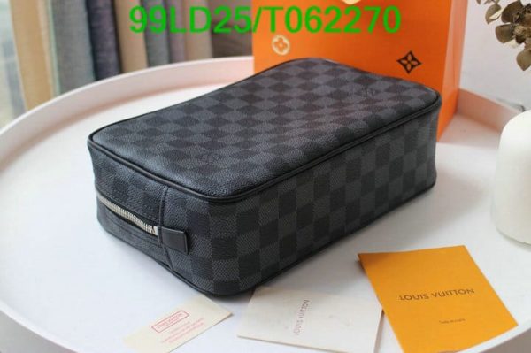 Louis Vuitton 1:1 Mirror Replica Toiletry Pouch Damier Graphite GM T062270672049