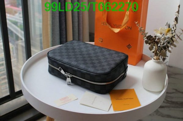 Louis Vuitton 1:1 Mirror Replica Toiletry Pouch Damier Graphite GM T062270672049