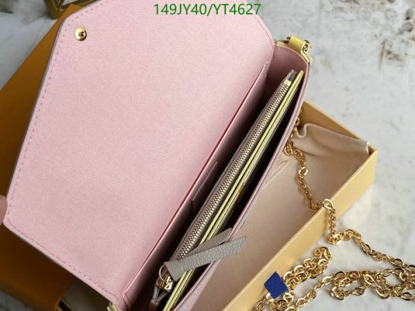 Louis Vuitton 1:1 Mirror Replica Tourterelle Empreinte Pochette Felicie YT46273125673