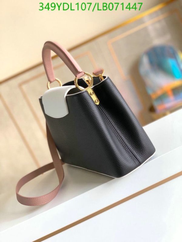 Louis Vuitton 1:1 Mirror Replica Tricolor Capucines Bag LB07144726984