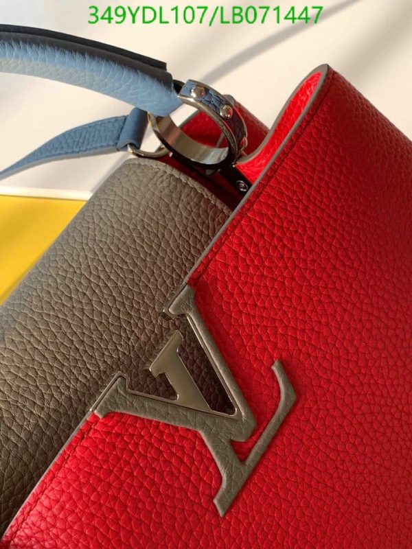 Louis Vuitton 1:1 Mirror Replica Tricolor Capucines Bag LB07144726984