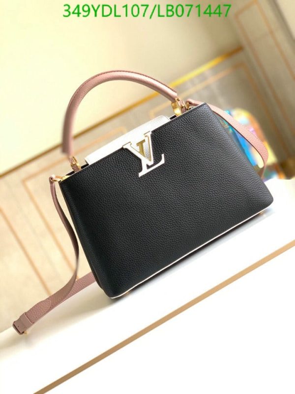 Louis Vuitton 1:1 Mirror Replica Tricolor Capucines Bag LB07144726984