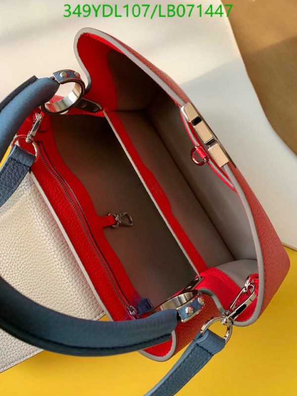 Louis Vuitton 1:1 Mirror Replica Tricolor Capucines Bag LB07144726984