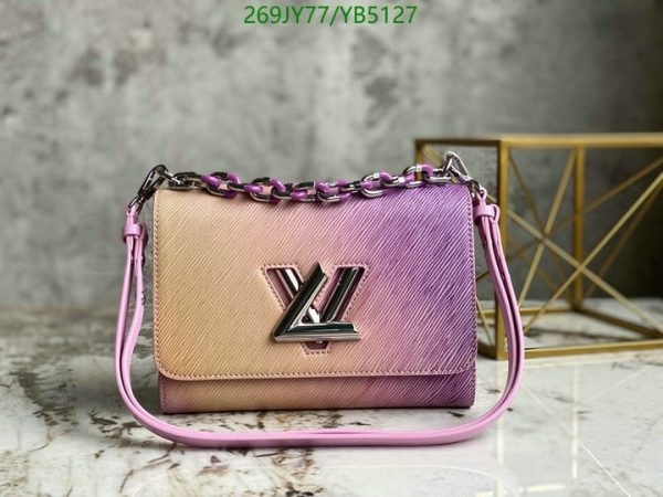 Louis Vuitton 1:1 Mirror Replica Twist Chain Wallet Bag YB51271254789