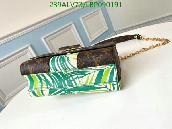 Louis Vuitton 1:1 Mirror Replica Twist Handbag Palm Print Leather with Monog  LBP0901913164