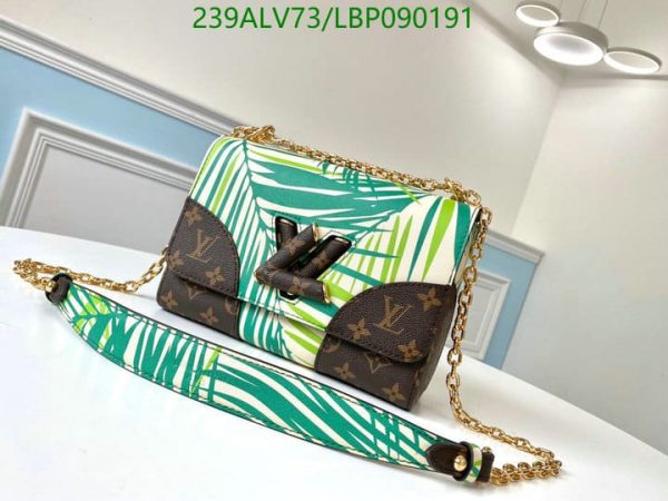 Louis Vuitton 1:1 Mirror Replica Twist Handbag Palm Print Leather with Monog  LBP0901913164