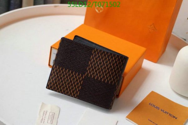 Louis Vuitton 1:1 Mirror Replica Unisex Multiple Wallet Giant Damier Ebene Canvas T071502417293