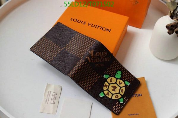 Louis Vuitton 1:1 Mirror Replica Unisex Multiple Wallet Giant Damier Ebene Canvas T071502417293