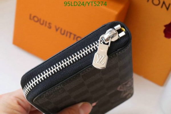 Louis Vuitton 1:1 Mirror Replica Zippy Wallet Vertical YT52745243690