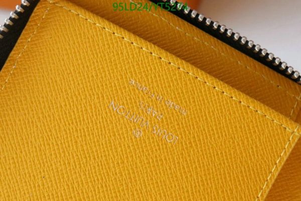 Louis Vuitton 1:1 Mirror Replica Zippy Wallet Vertical YT52745243690