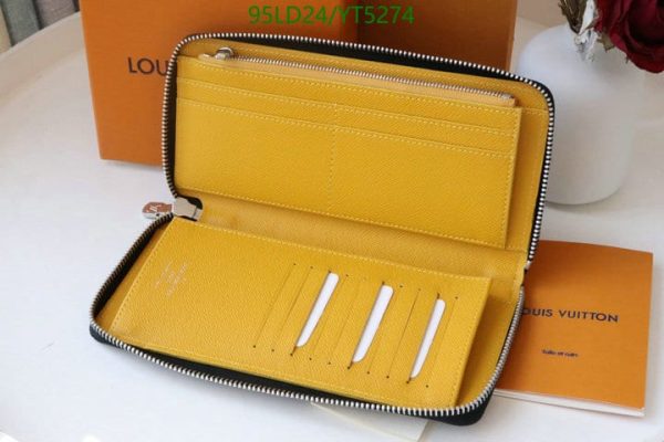 Louis Vuitton 1:1 Mirror Replica Zippy Wallet Vertical YT52745243690