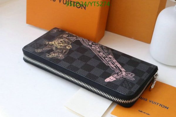 Louis Vuitton 1:1 Mirror Replica Zippy Wallet Vertical YT52745243690