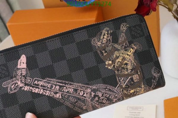 Louis Vuitton 1:1 Mirror Replica Zippy Wallet Vertical YT52745243690