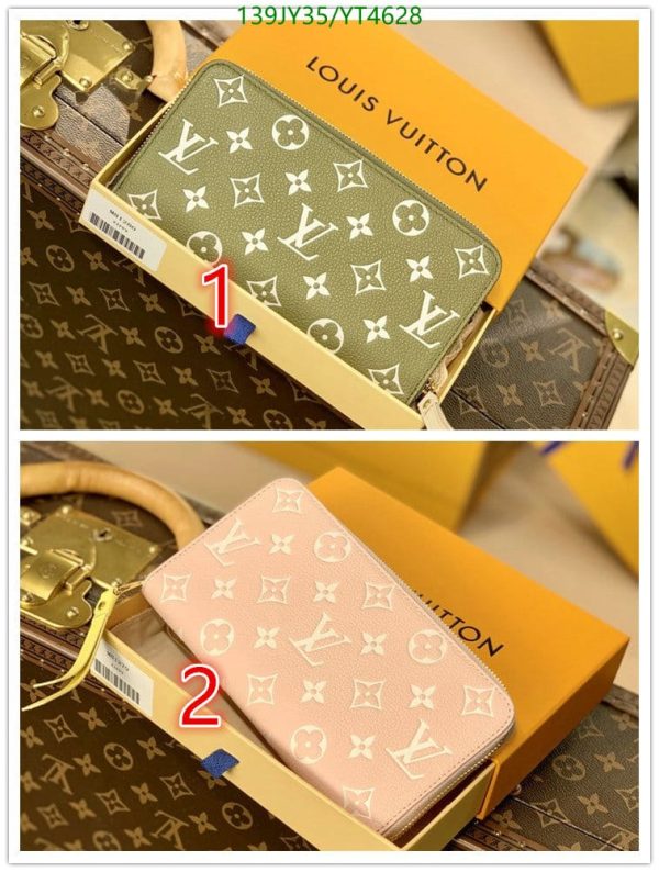 Louis Vuitton 1:1 Mirror Replica Zippy Wallet YT46283126547