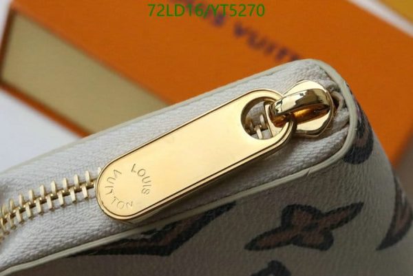 Louis Vuitton 1:1 Mirror Replica Zippy Wallet YT52702079643