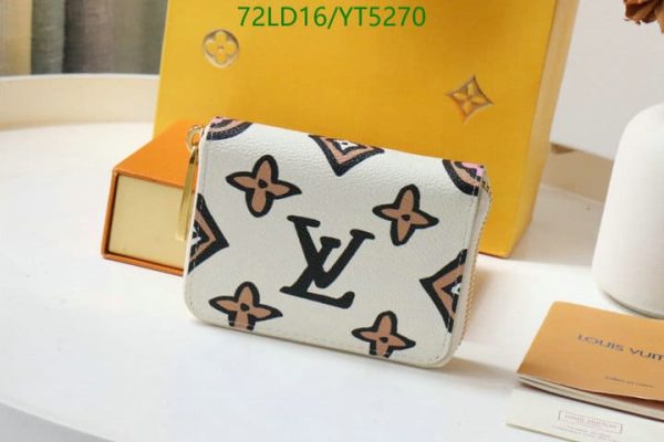 Louis Vuitton 1:1 Mirror Replica Zippy Wallet YT52702079643