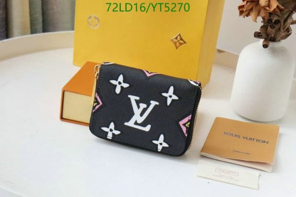 Louis Vuitton 1:1 Mirror Replica Zippy Wallet YT52702079643