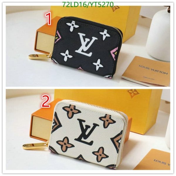 Louis Vuitton 1:1 Mirror Replica Zippy Wallet YT52702079643