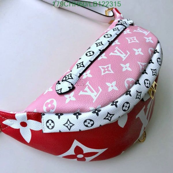 Louis Vuitton 1:1 Mirror Replica bum bag pink LB12231591453