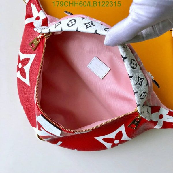 Louis Vuitton 1:1 Mirror Replica bum bag pink LB12231591453