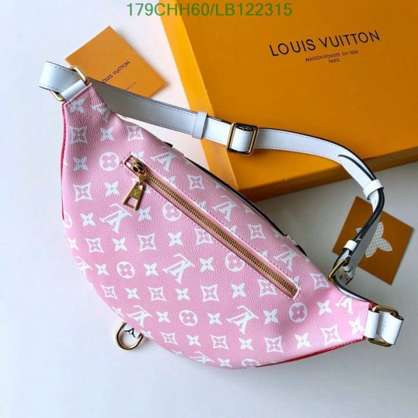 Louis Vuitton 1:1 Mirror Replica bum bag pink LB12231591453