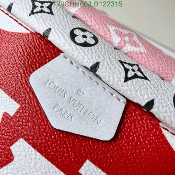 Louis Vuitton 1:1 Mirror Replica bum bag pink LB12231591453