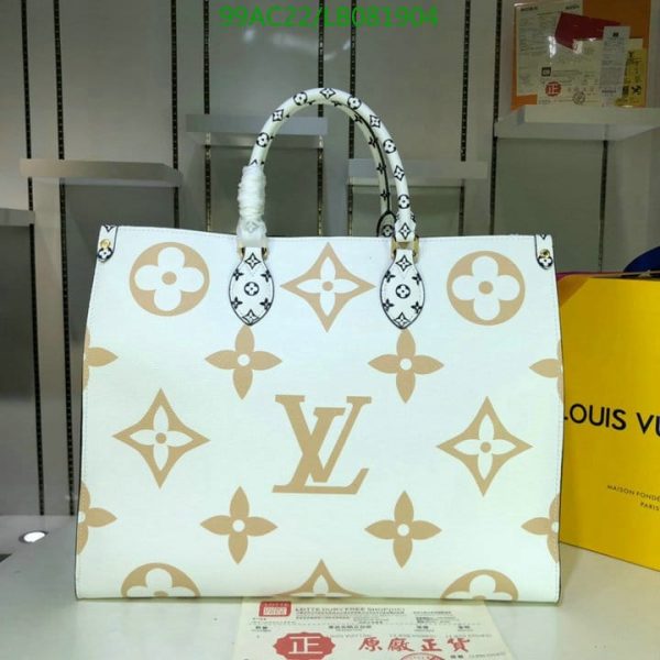 Louis Vuitton AAA+ Replica Green Monogram Onthego Tote LB08190452648