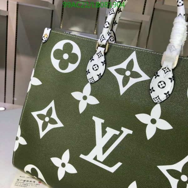 Louis Vuitton AAA+ Replica Green Monogram Onthego Tote LB08190452648