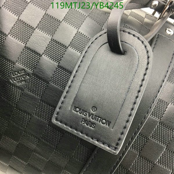 Louis Vuitton AAA+ Replic Damier Graphite 55 Keepall Travel Bag YB42457512850