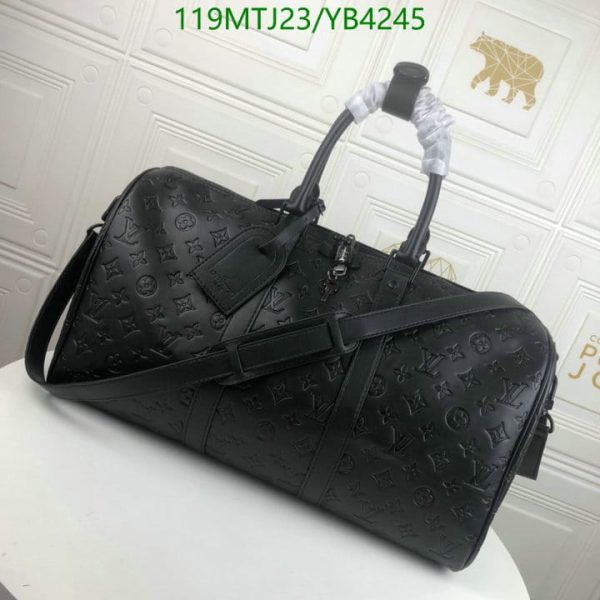 Louis Vuitton AAA+ Replic Damier Graphite 55 Keepall Travel Bag YB42457512850